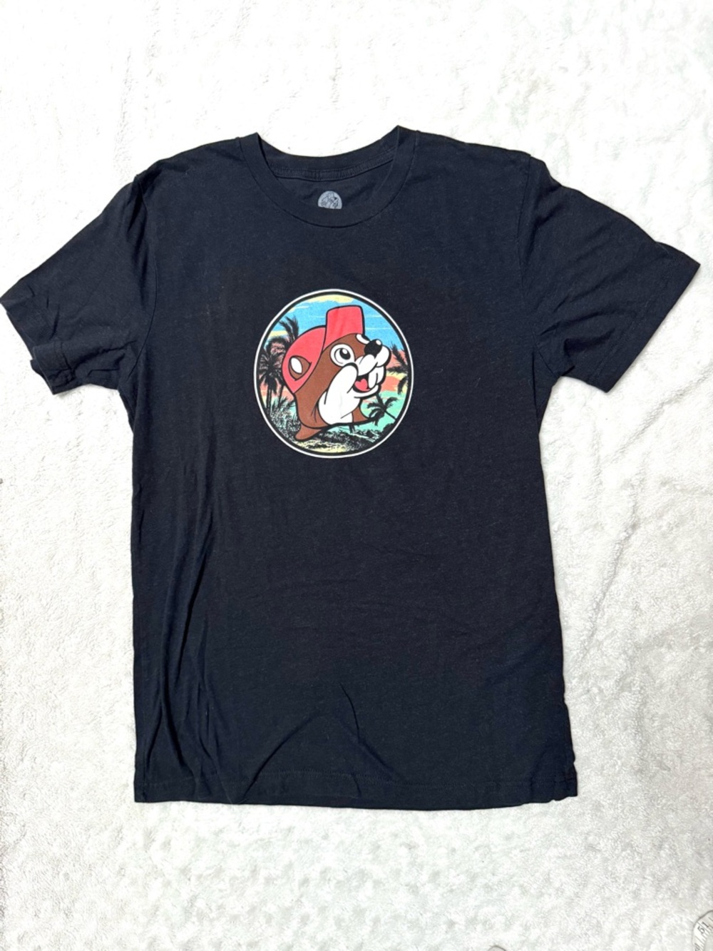 Buc-ee's is Always a Good Idea Black  Graphic Tee — Beaver Retro Car Design